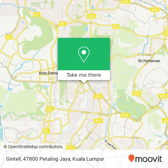 Gintell, 47800 Petaling Jaya map