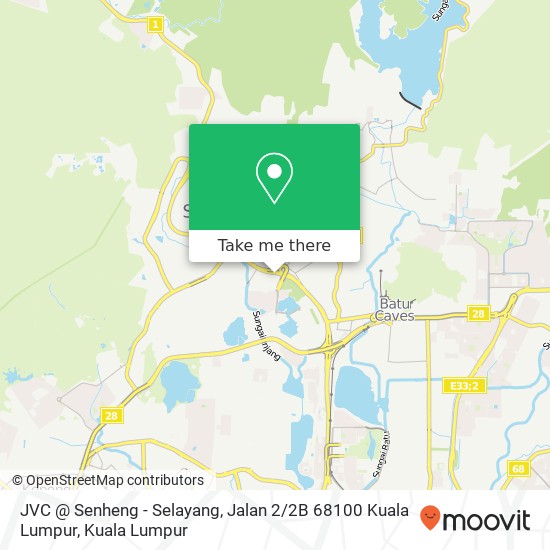 JVC @ Senheng - Selayang, Jalan 2 / 2B 68100 Kuala Lumpur map