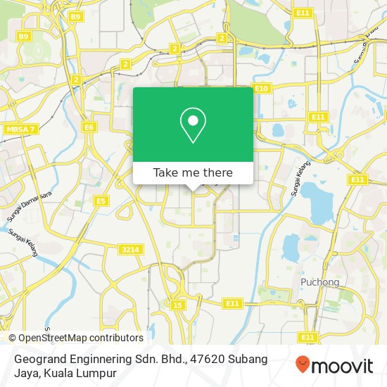 Geogrand Enginnering Sdn. Bhd., 47620 Subang Jaya map