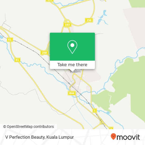 V Perfection Beauty map