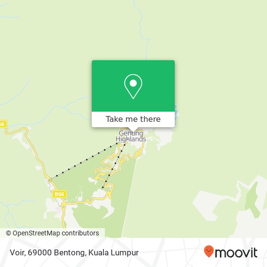 Peta Voir, 69000 Bentong