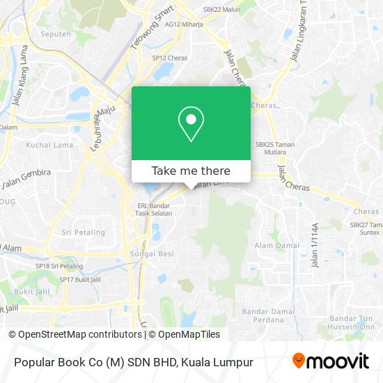 Peta Popular Book Co (M) SDN BHD