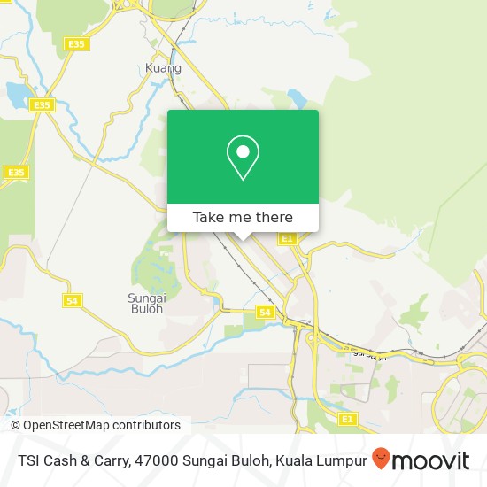 TSI Cash & Carry, 47000 Sungai Buloh map
