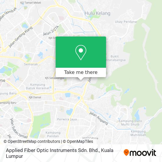 Applied Fiber Optic Instruments Sdn. Bhd. map