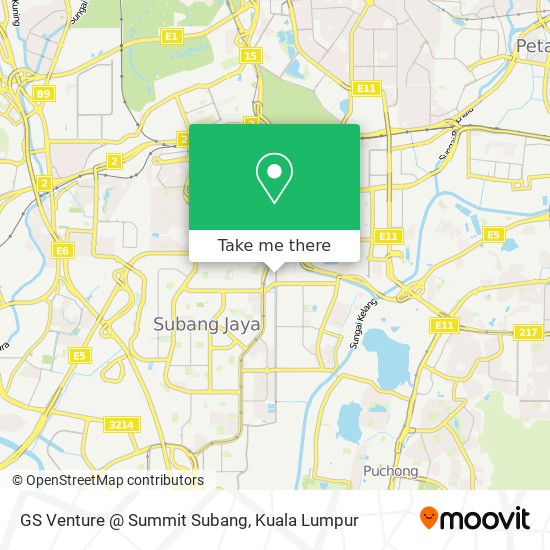 GS Venture @ Summit Subang map