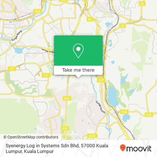 Peta Syenergy Log in Systems Sdn Bhd, 57000 Kuala Lumpur