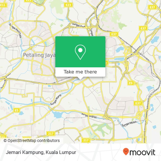 Jemari Kampung map