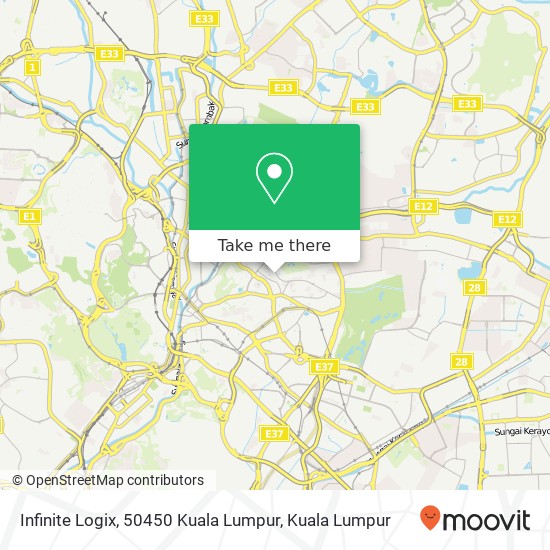 Infinite Logix, 50450 Kuala Lumpur map