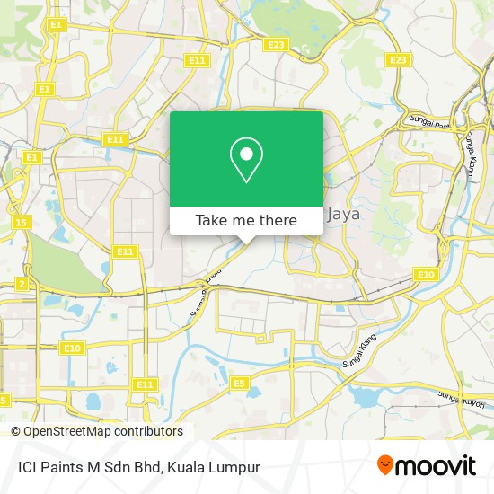 Peta ICI Paints M Sdn Bhd