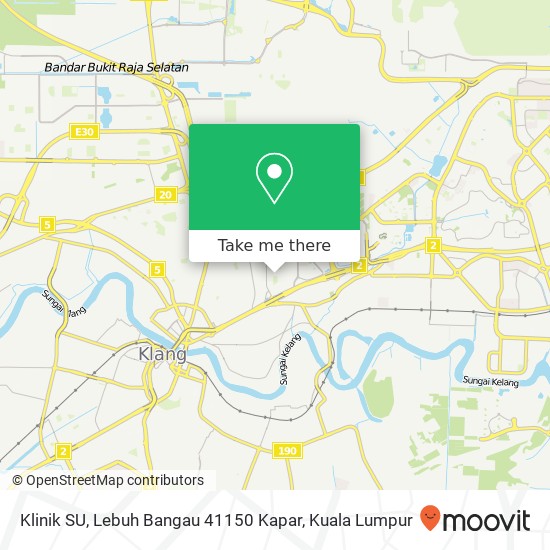 Klinik SU, Lebuh Bangau 41150 Kapar map