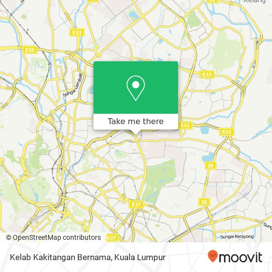 Kelab Kakitangan Bernama map