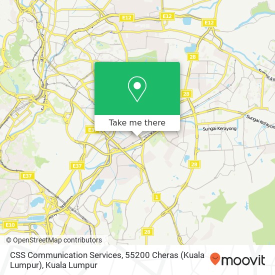 CSS Communication Services, 55200 Cheras (Kuala Lumpur) map