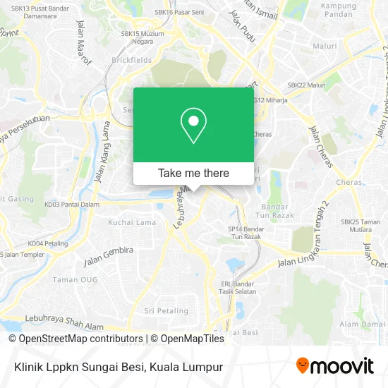 Klinik Lppkn Sungai Besi map