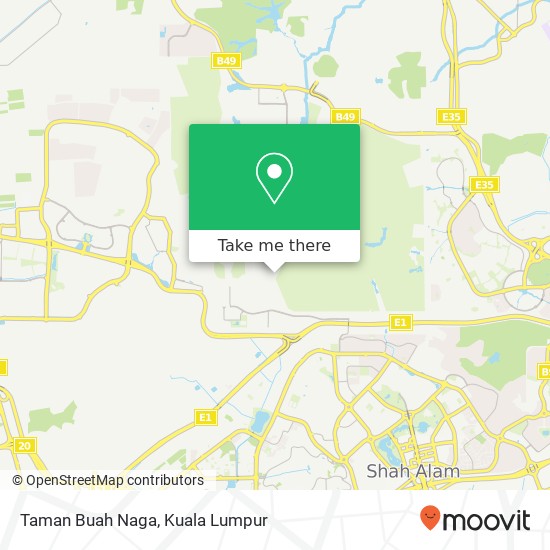 Taman Buah Naga map