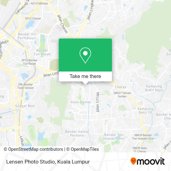 Lensen Photo Studio map