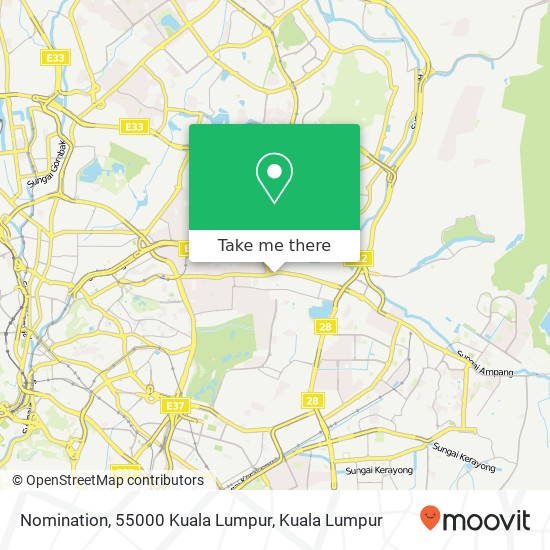 Nomination, 55000 Kuala Lumpur map