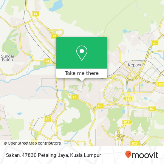 Sakan, 47830 Petaling Jaya map