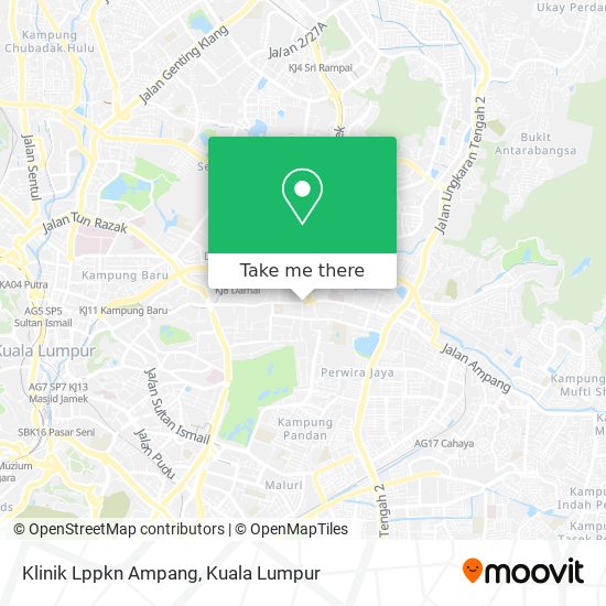 Peta Klinik Lppkn Ampang