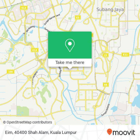 Eim, 40400 Shah Alam map