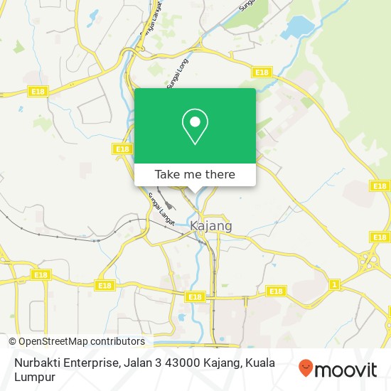 Nurbakti Enterprise, Jalan 3 43000 Kajang map