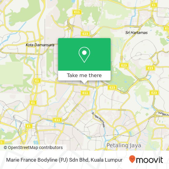 Marie France Bodyline (PJ) Sdn Bhd map