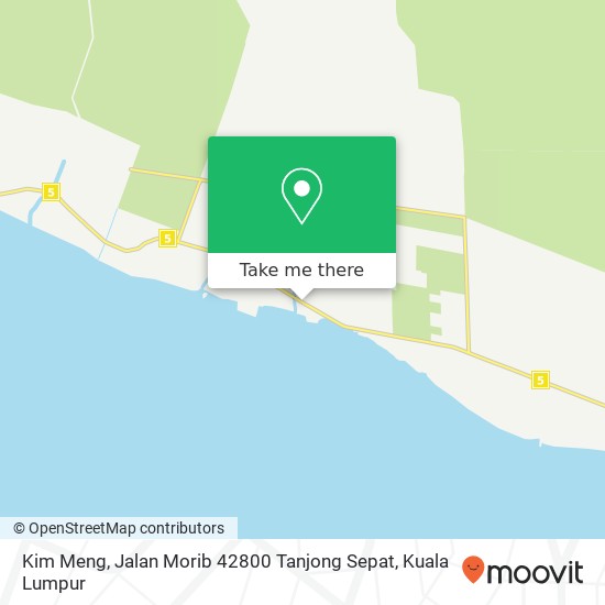 Kim Meng, Jalan Morib 42800 Tanjong Sepat map