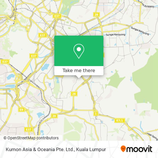 Kumon Asia & Oceania Pte. Ltd. map