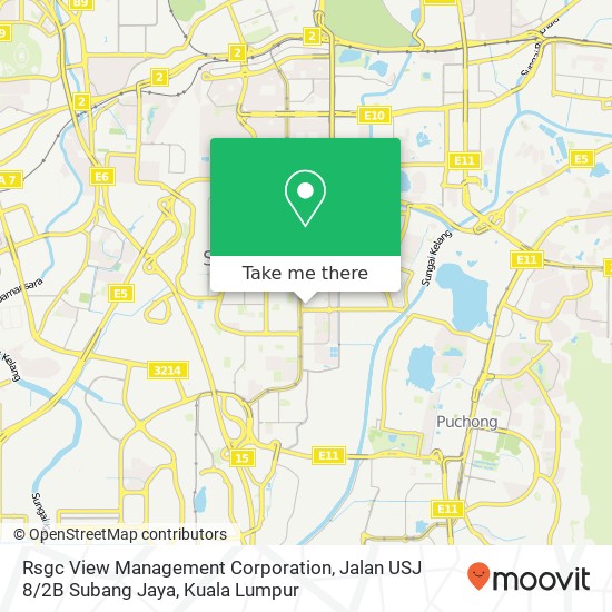 Rsgc View Management Corporation, Jalan USJ 8 / 2B Subang Jaya map