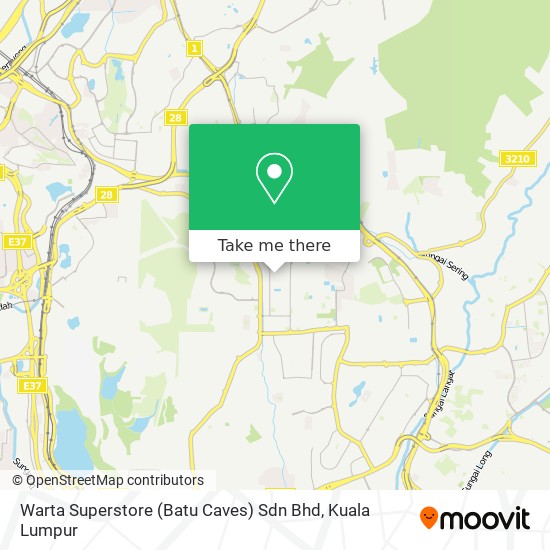 Warta Superstore (Batu Caves) Sdn Bhd map