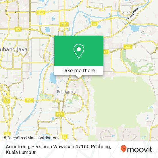 Armstrong, Persiaran Wawasan 47160 Puchong map