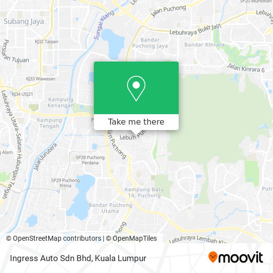 Peta Ingress Auto Sdn Bhd