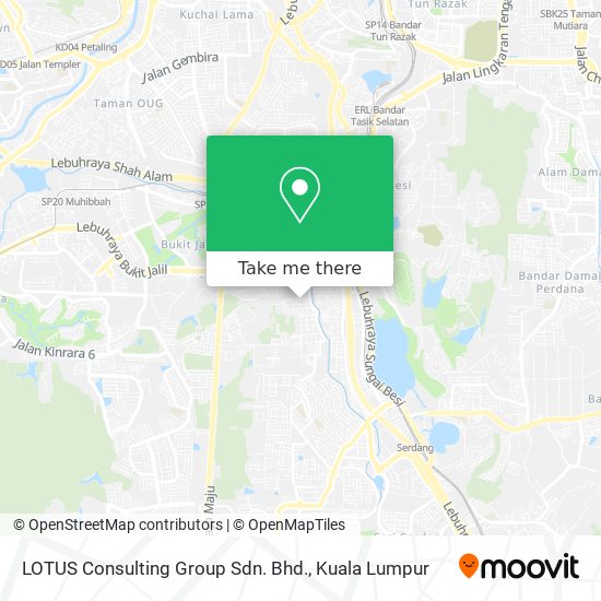 LOTUS Consulting Group Sdn. Bhd. map