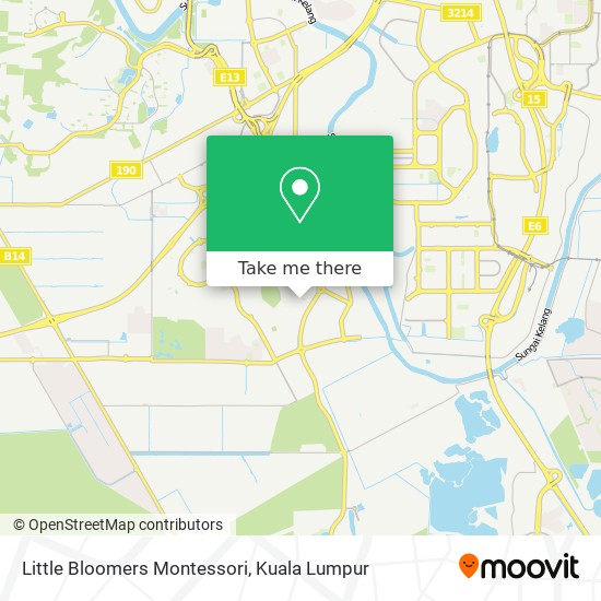 Little Bloomers Montessori map