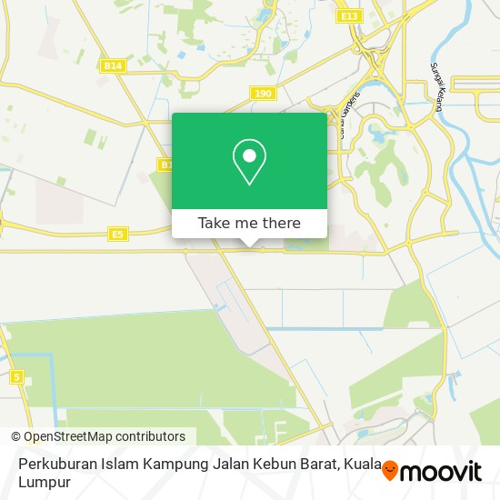 Perkuburan Islam Kampung Jalan Kebun Barat map