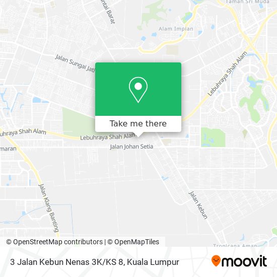 3 Jalan Kebun Nenas 3K/KS 8 map