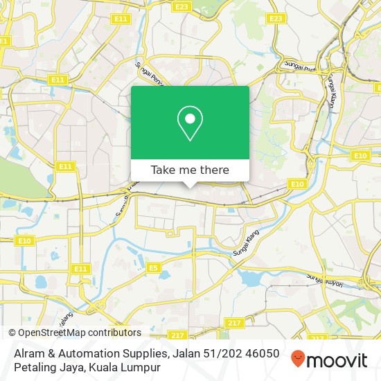 Alram & Automation Supplies, Jalan 51 / 202 46050 Petaling Jaya map