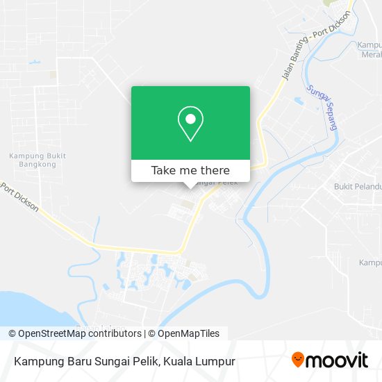 Peta Kampung Baru Sungai Pelik