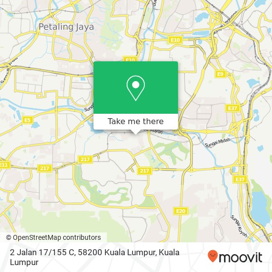 2 Jalan 17 / 155 C, 58200 Kuala Lumpur map