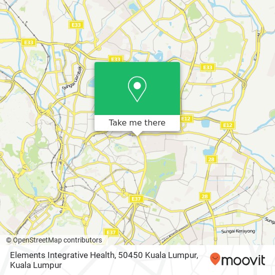 Elements Integrative Health, 50450 Kuala Lumpur map