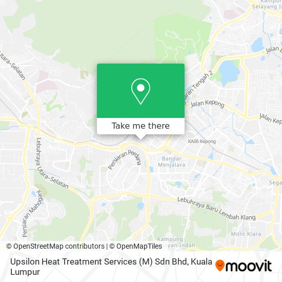 Upsilon Heat Treatment Services (M) Sdn Bhd map