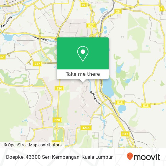 Doepke, 43300 Seri Kembangan map