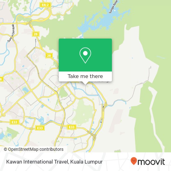 Kawan International Travel map
