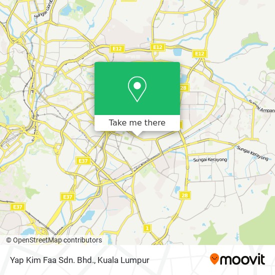 Yap Kim Faa Sdn. Bhd. map