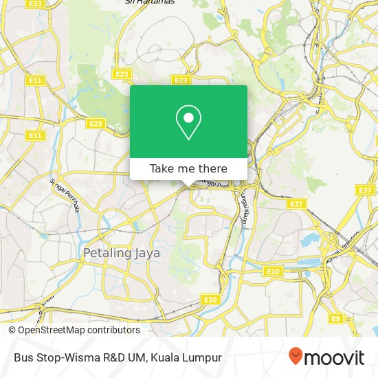 Bus Stop-Wisma R&D UM map