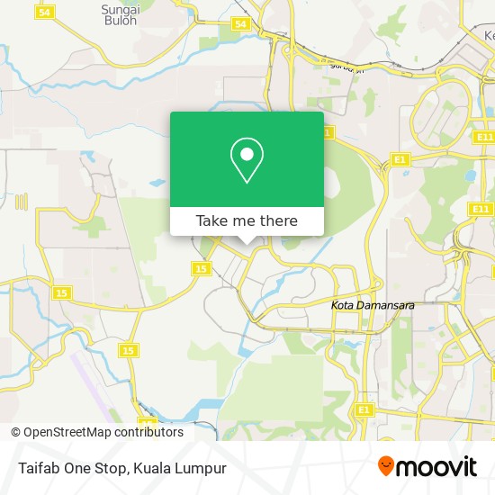 Taifab One Stop map