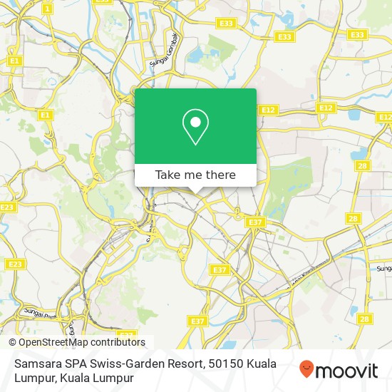 Peta Samsara SPA Swiss-Garden Resort, 50150 Kuala Lumpur