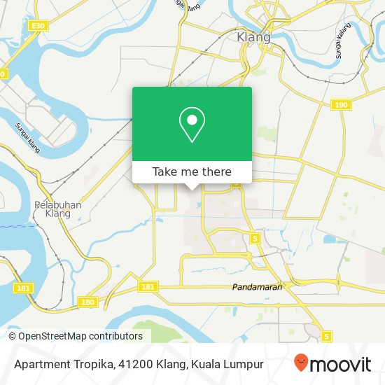 Peta Apartment Tropika, 41200 Klang