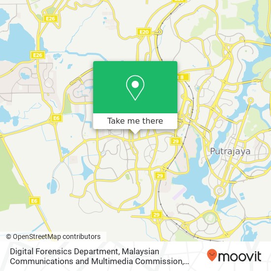 Digital Forensics Department, Malaysian Communications and Multimedia Commission, 63000 Cyberjaya map