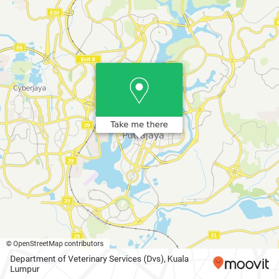 Department of Veterinary Services (Dvs) map