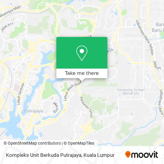 Kompleks Unit Berkuda Putrajaya map
